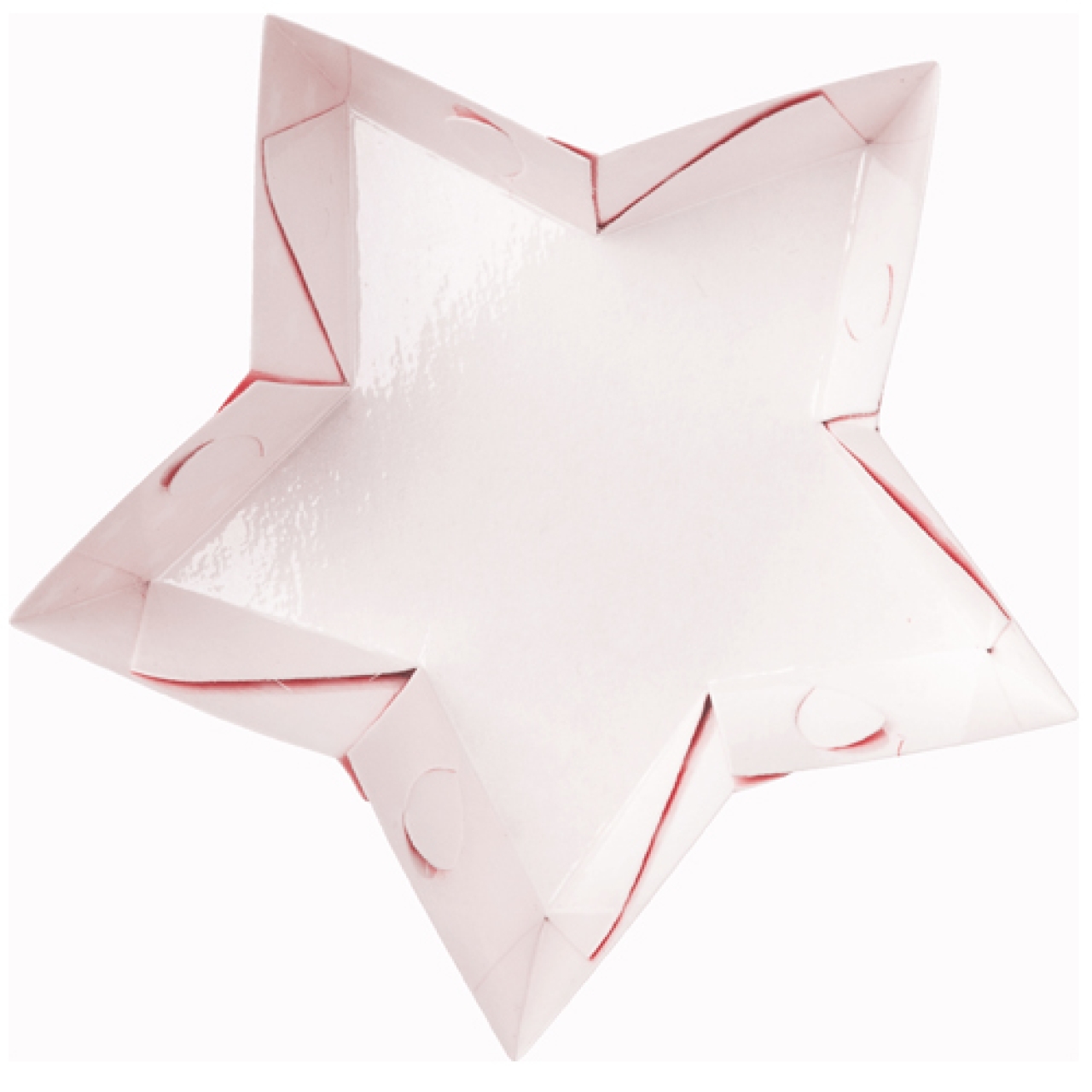 Papierbackformen "Stern", Rot, 10 Stück