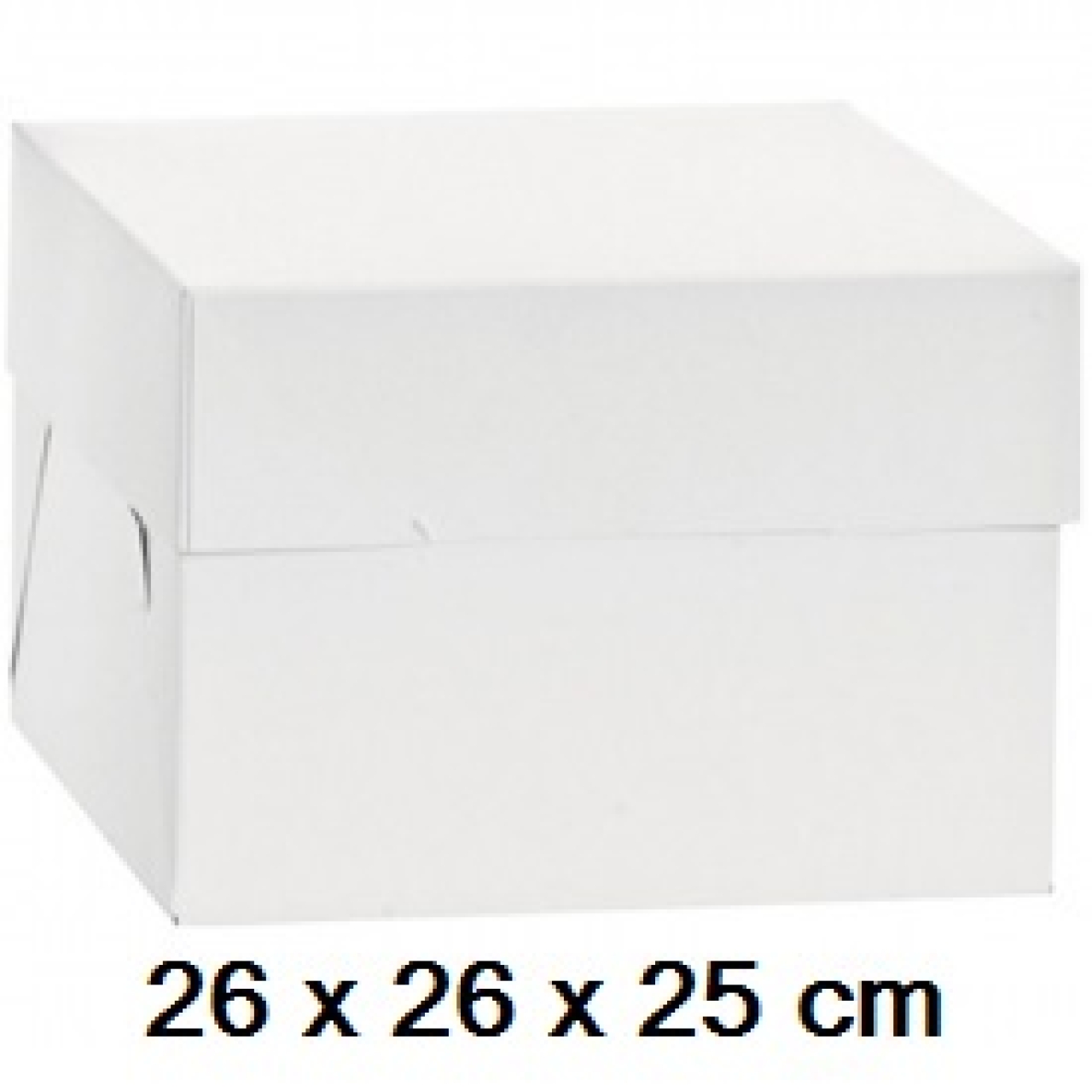 Extra hohe Karton 26 x 26 x 25 cm