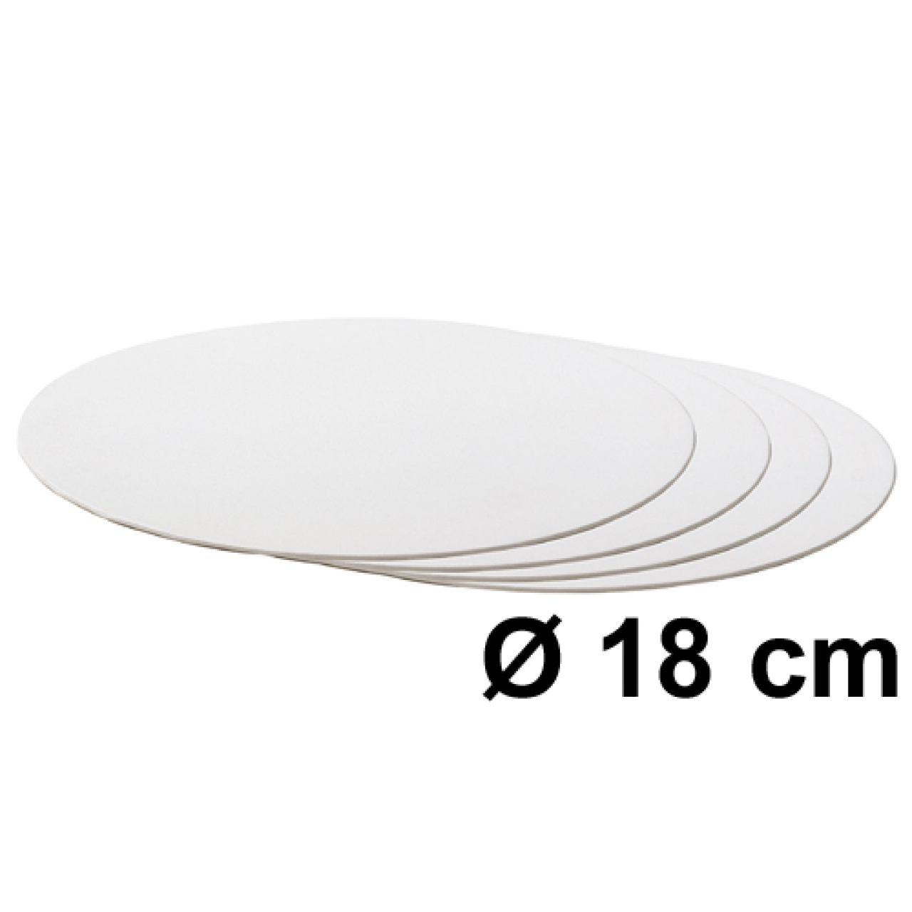 Tortenscheibe Weiß 18 cm