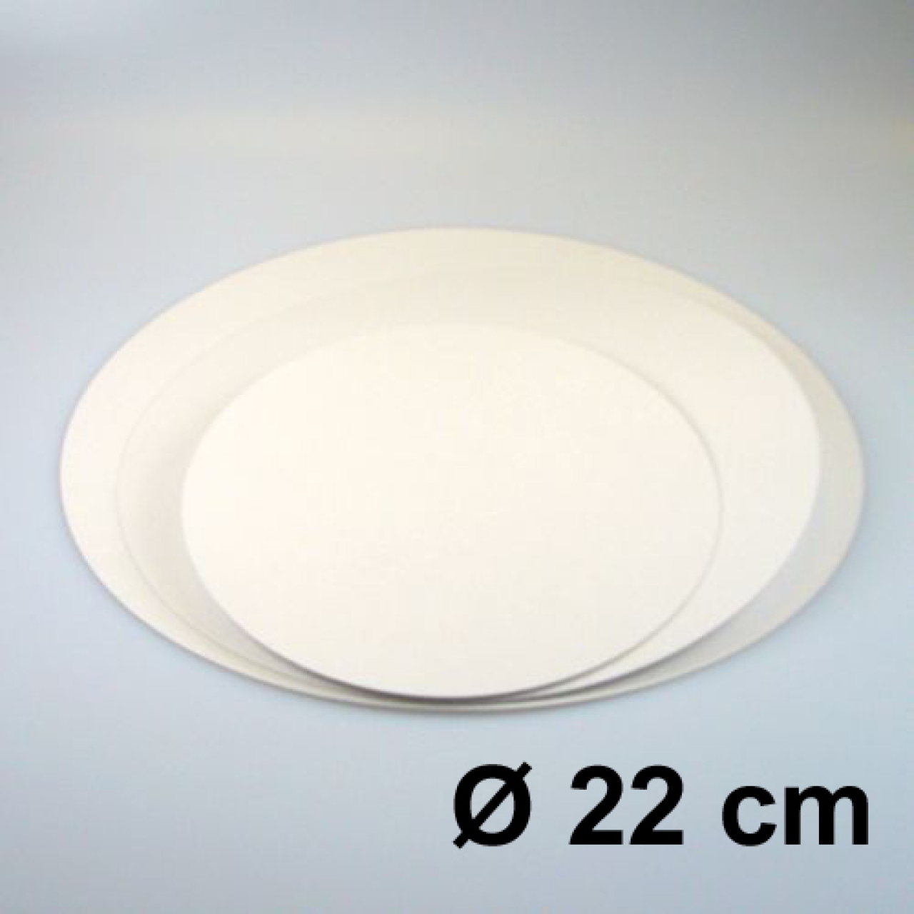 Tortenscheiben 22 cm Weiß
