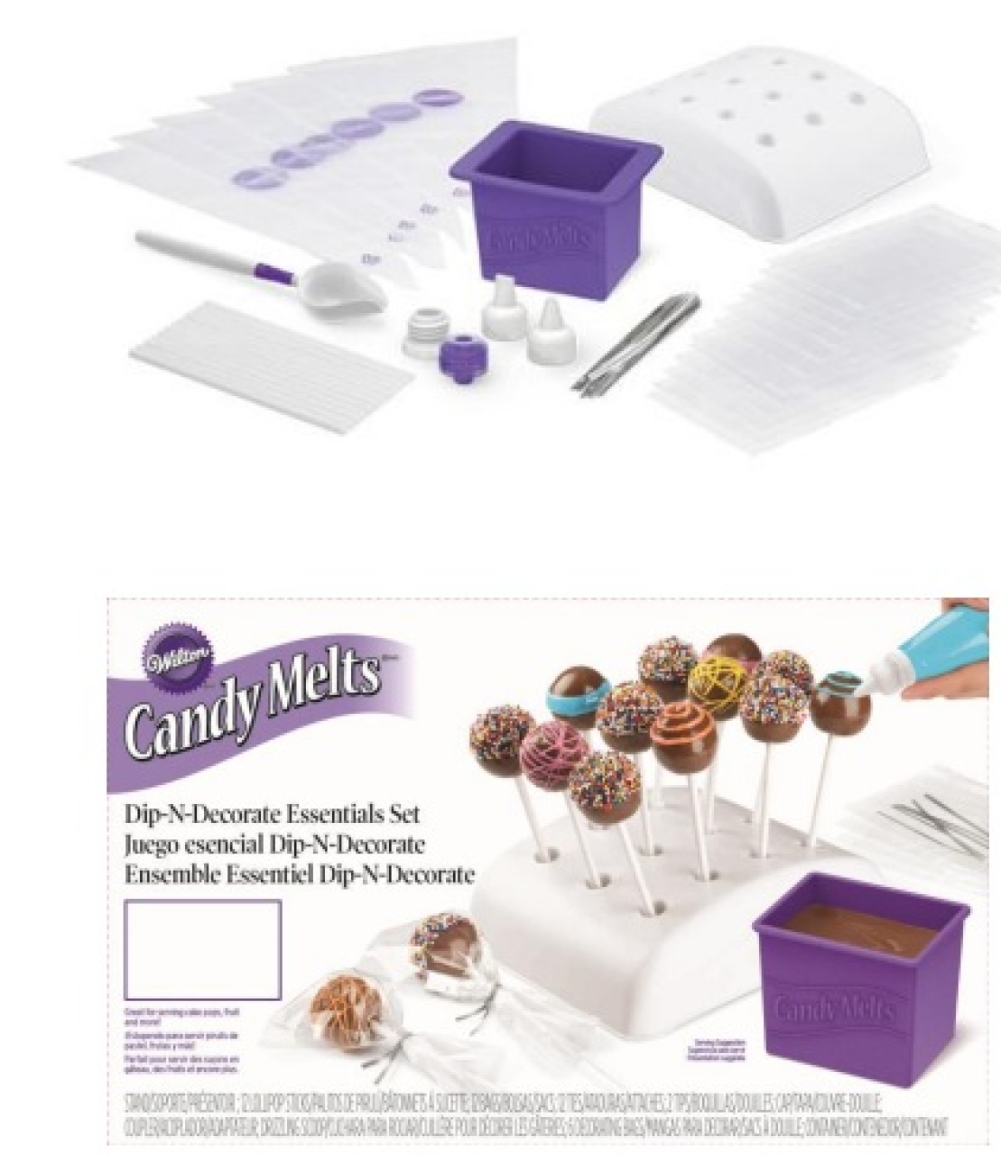 Wilton Candy Melts Kuvertüre Dekorations Set