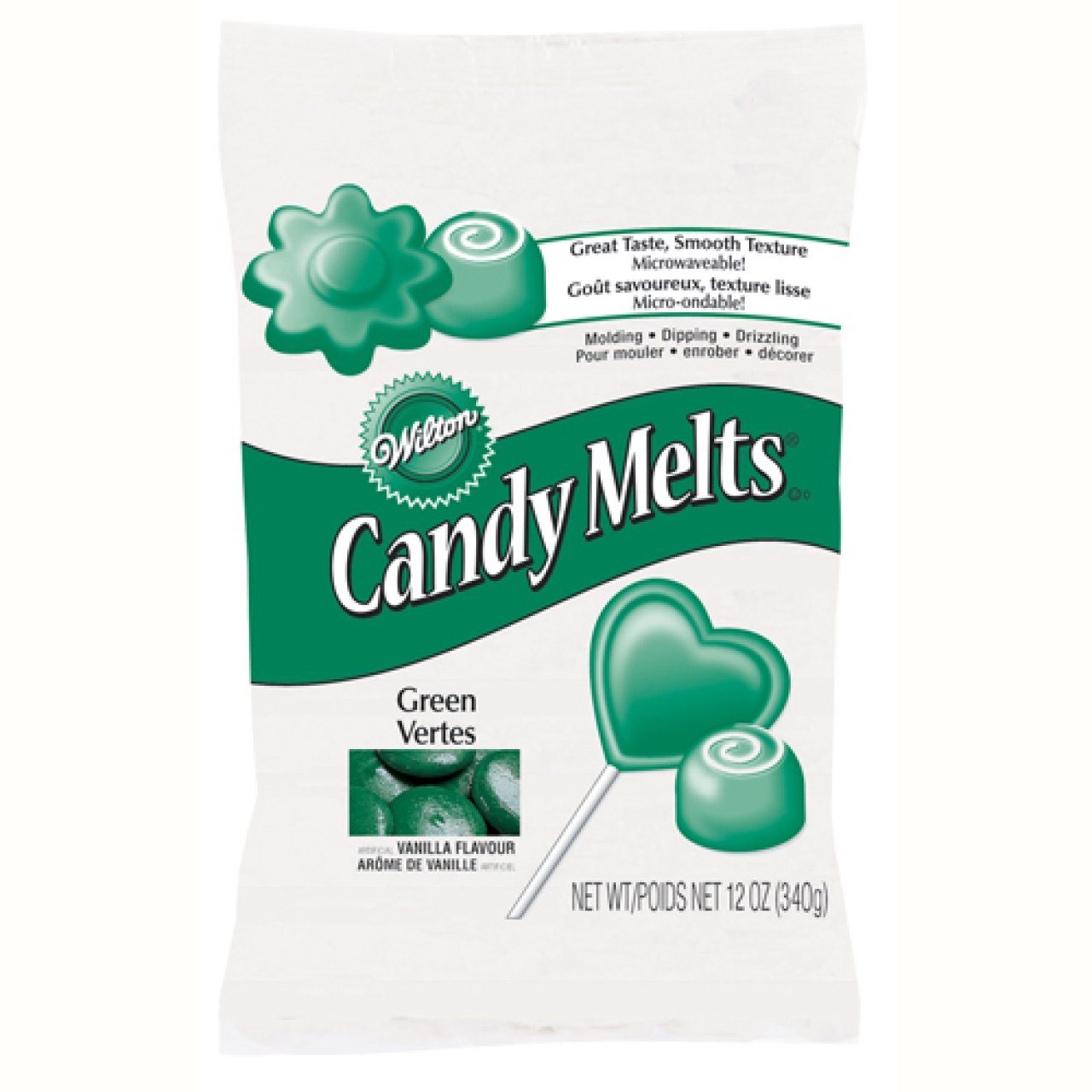 Wilton Candy Melts für Cake-Pops, grün, 340 g