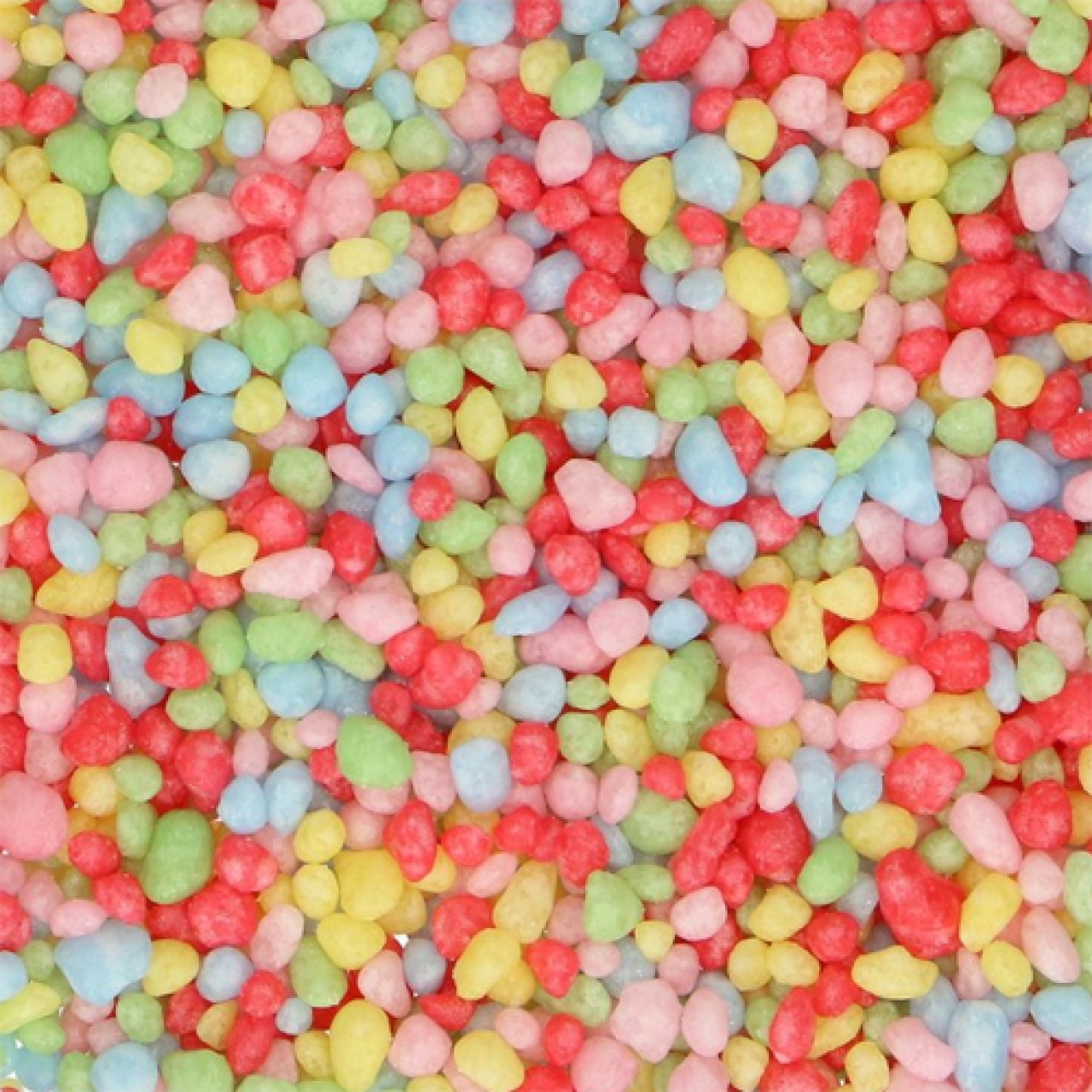 Zuckerperlen "Sugar Dots Mix", Rot, Pink, Gelb, Grün & Blau, 80 g, FunCakes