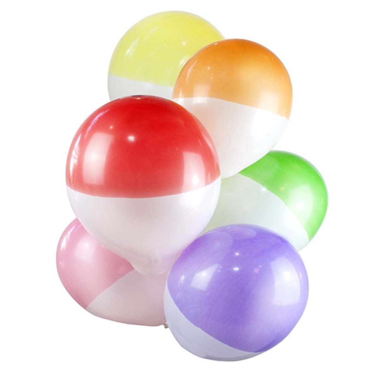 Luftballons zweifarbe