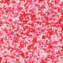 FunCakes Mini Zuckerperlen Mix, Lots of Love, weiß, pink, 80 g
