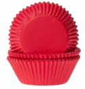 HoM Muffinförmchen, Red Velvet, rot, 50 Stck, 5,0 cm