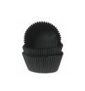 HoM Mini-Muffinförmchen, schwarz, 60 Stk, 3,2 cm