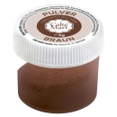 CAKE MART Lebensmittelfarbe Pulver "Braun", brown, 5 g