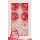Culpitt Cupcakes Deko blumen, mini, pink, 100 stk., 6 - 10 mm